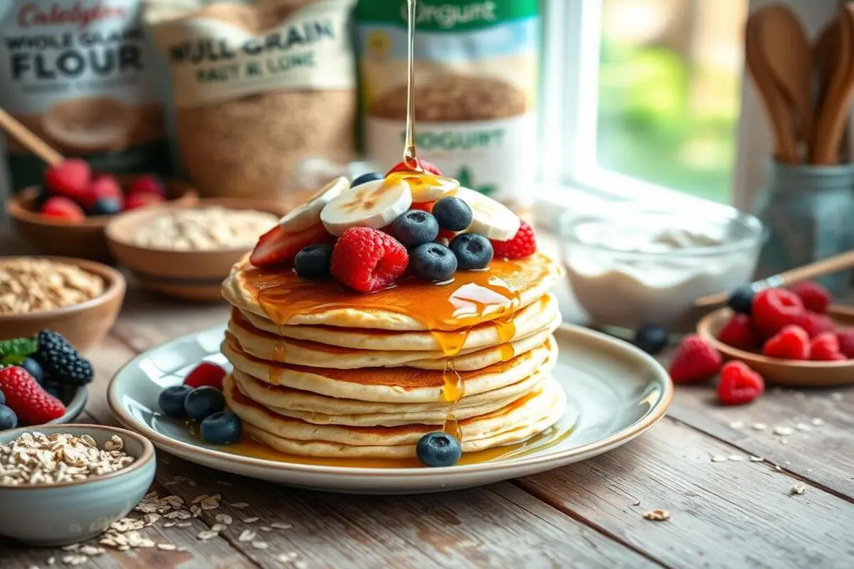 Healthy Pancakes Breakfast